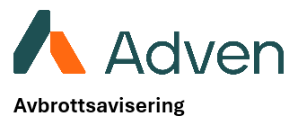 adven avbrottsavisering