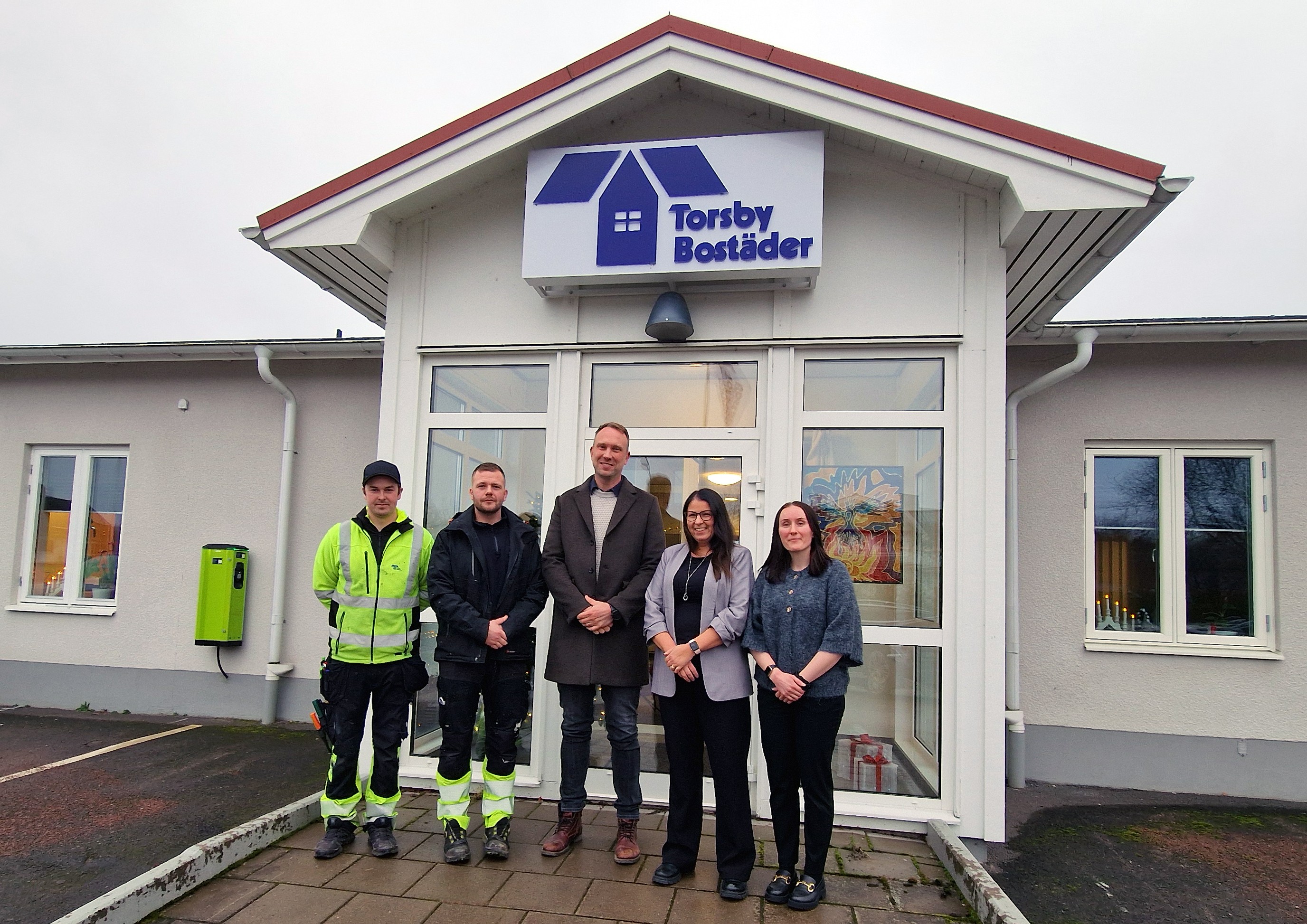 En bild av ny personal